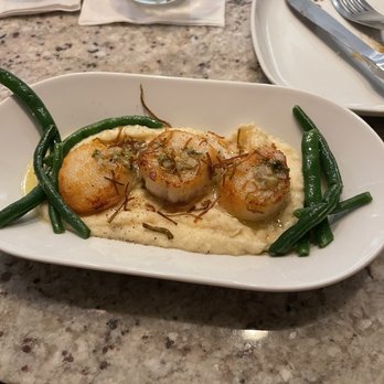 Town Hall signature dishes Duck Fat CornbreadSeared ScallopsSeared Octopus
